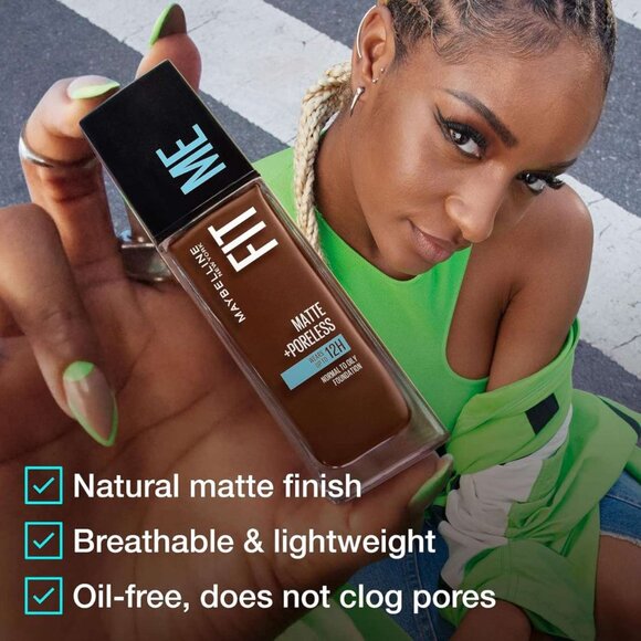 Maybelline Fit Me! Matte + Poreless Normal to Oily Foundation with Clay #238 - Picture 8 of 9
